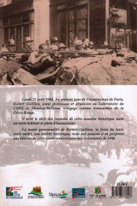 Dos de couverture du livre "L'insurrection de Paris" par Robert GUILLIEN