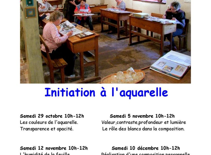 Initiation à l’Aquarelle